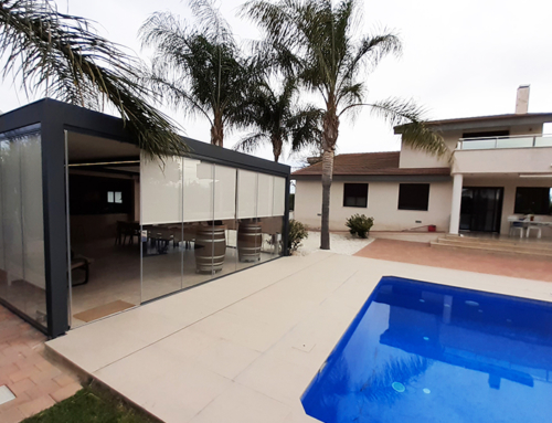 Instalación pérgola versión dúplex (doble vano)
